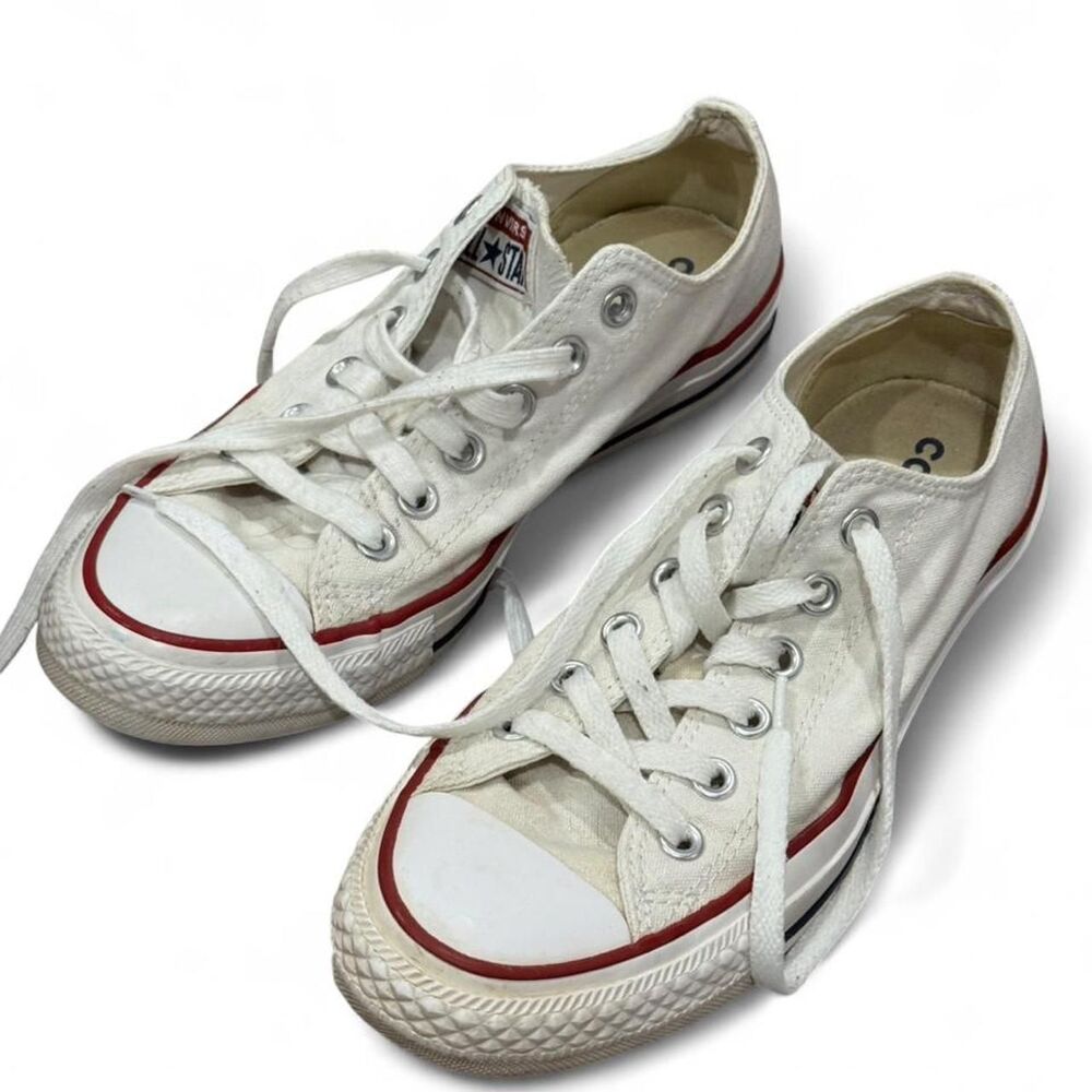 Converse White Low Tops - Picture 6 of 8